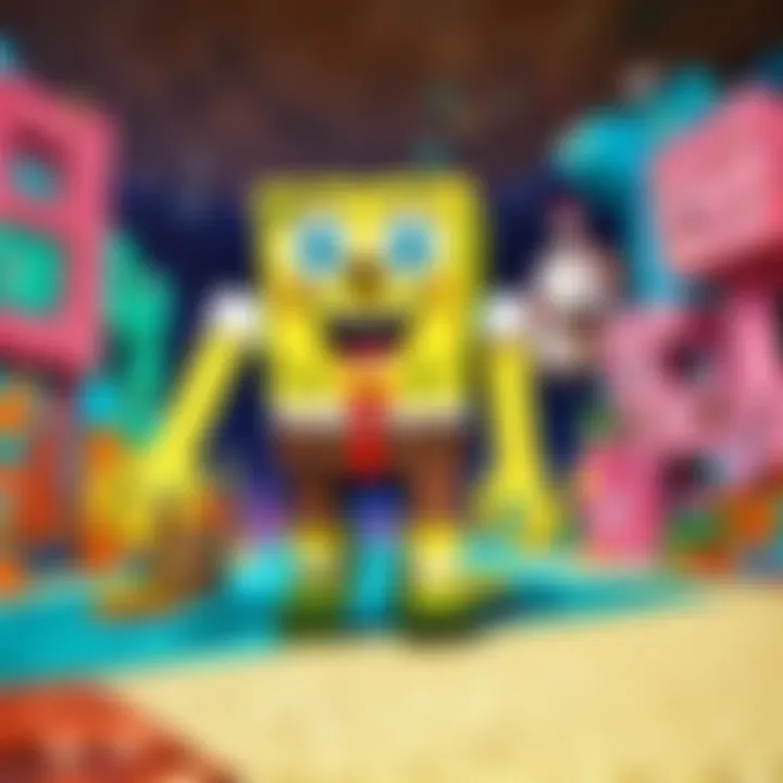 Vibrant SpongeBob Artwork