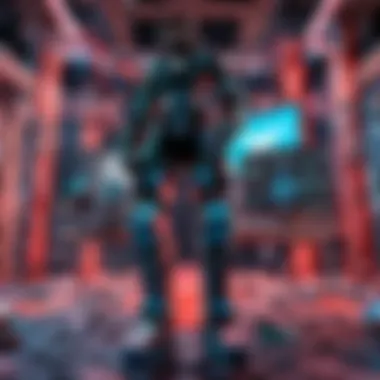 Virtual battleground showcasing intense cyber gaming competition