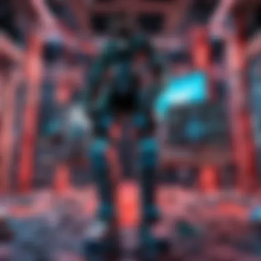 Virtual battleground showcasing intense cyber gaming competition