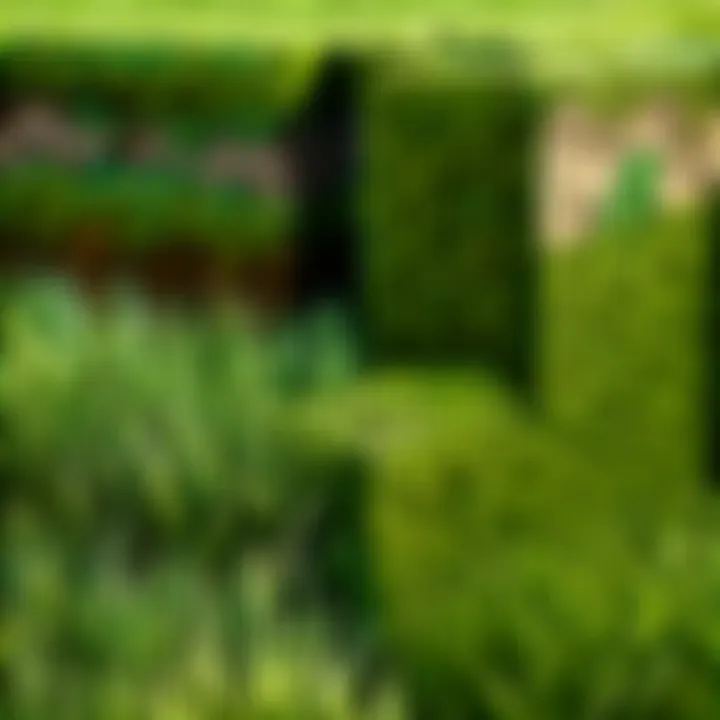 Close-up of Minecraft Grass Block